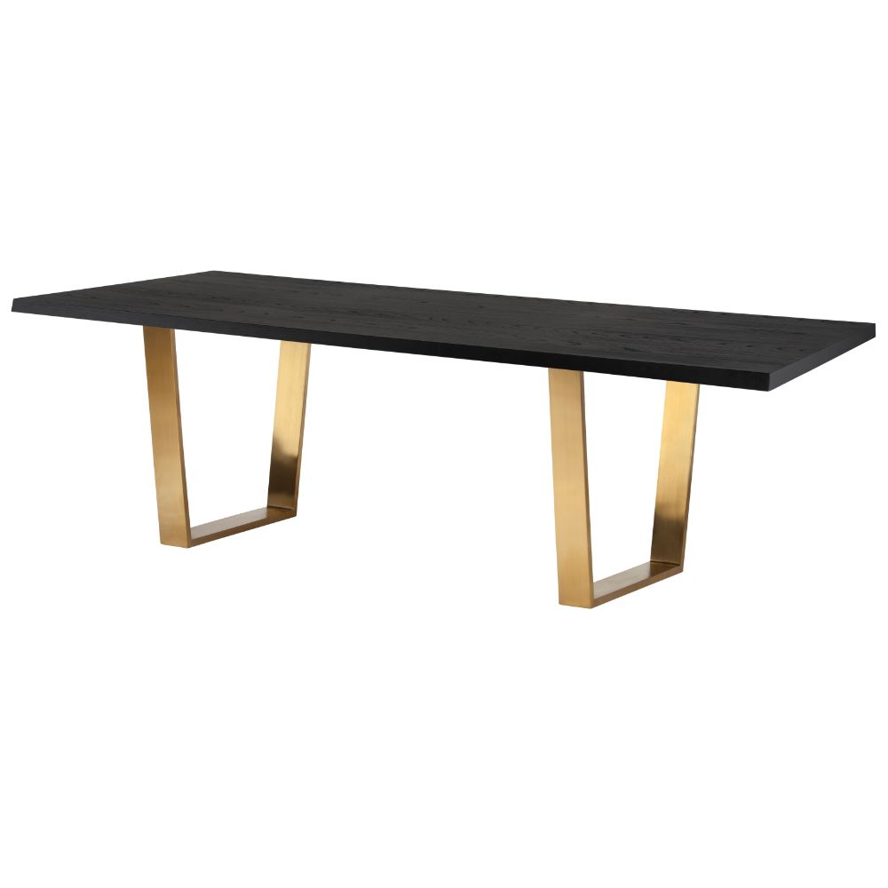 Nuevo HGNA632 VERSAILLES DINING TABLE in ONYX
